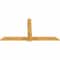 Ekena Millwork Eugene Rough Sawn Timber Gable Bracket, Western Red Cedar, 84"W x 45"H x 2"D x 6"F, 13/12 Pitch GBW084X45X0206EUG00RWR - alternate 3
